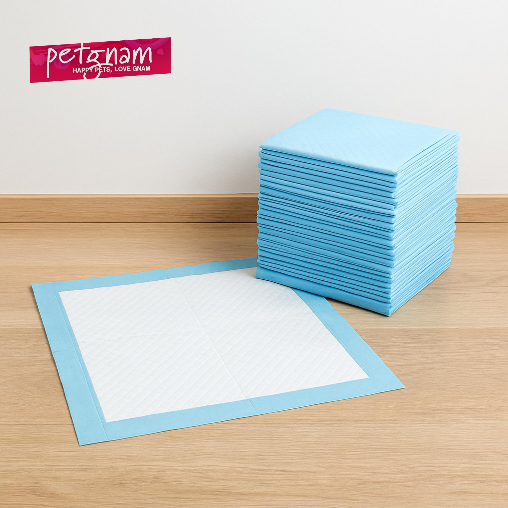 Traversine per Cani a 5 Strati - Tappetini Assorbenti con Gel, Antistrappo e Contro gli Odori - Base Antiscivolo per Cani e Gatti (300, 60x90)