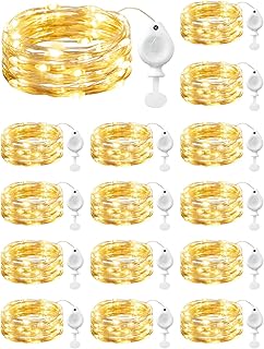 Brightown 14 Pack LED Fairy Lights Battery Operated String Lights, 7ft 2...