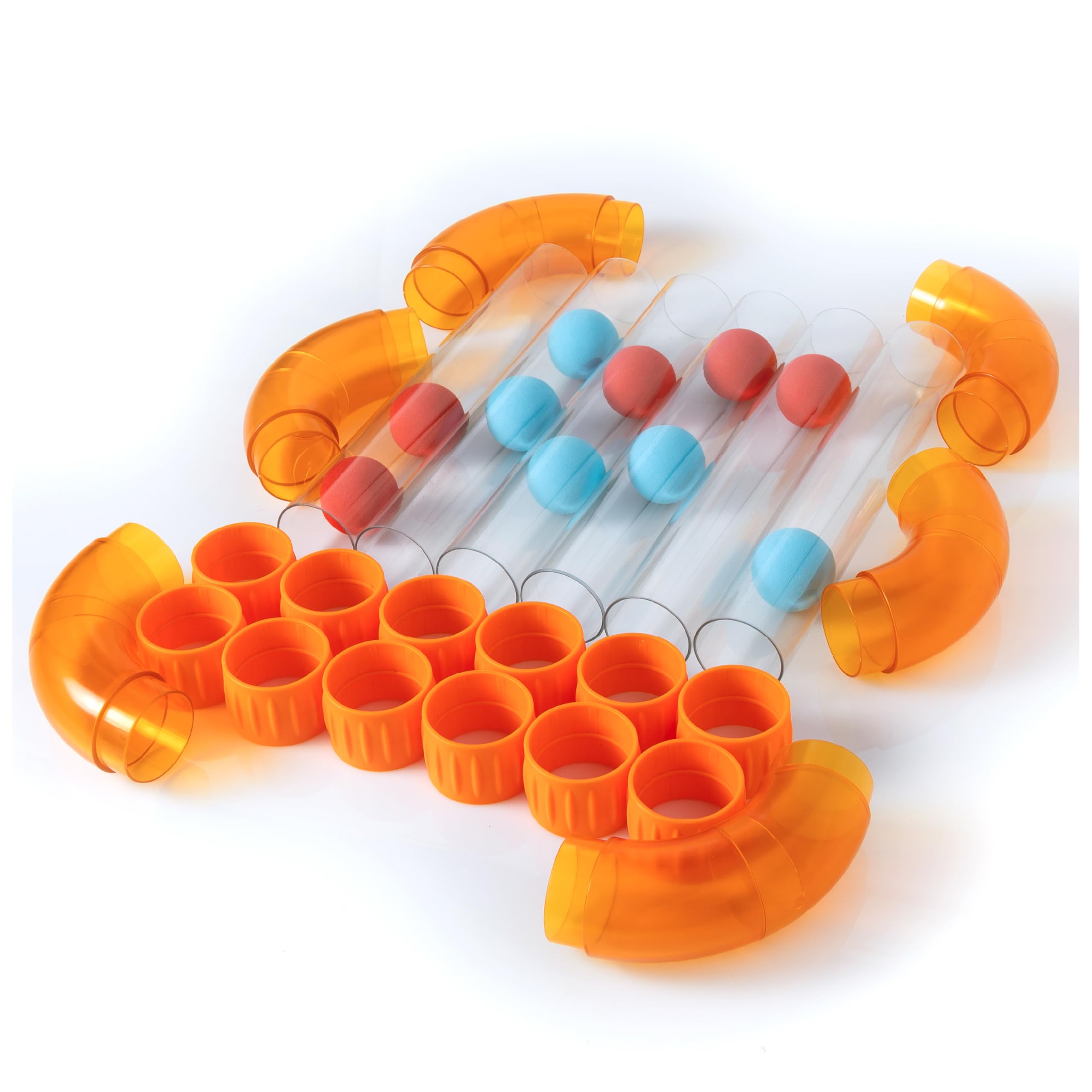 Fat Brain Toys Paquete de expansión Air Toobz - Juguete de construcción STEM alimentado por aire - Niños y adolescentes