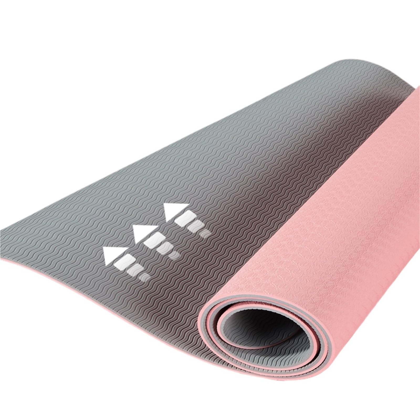 Tappetino per Yoga Tappetino yoga, tappetino fitness ecologico con cinturino, professionale, antiscivolo for allenamento domestico da donna, pilates per la Casa
