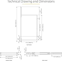 Vista 7 de StarTech. com 1U Estante de montaje ajustable para servidor de 4 postes - 330 libras (330.7lbs) - 19.5 a 38 pulgadas de profundidad de montaje
