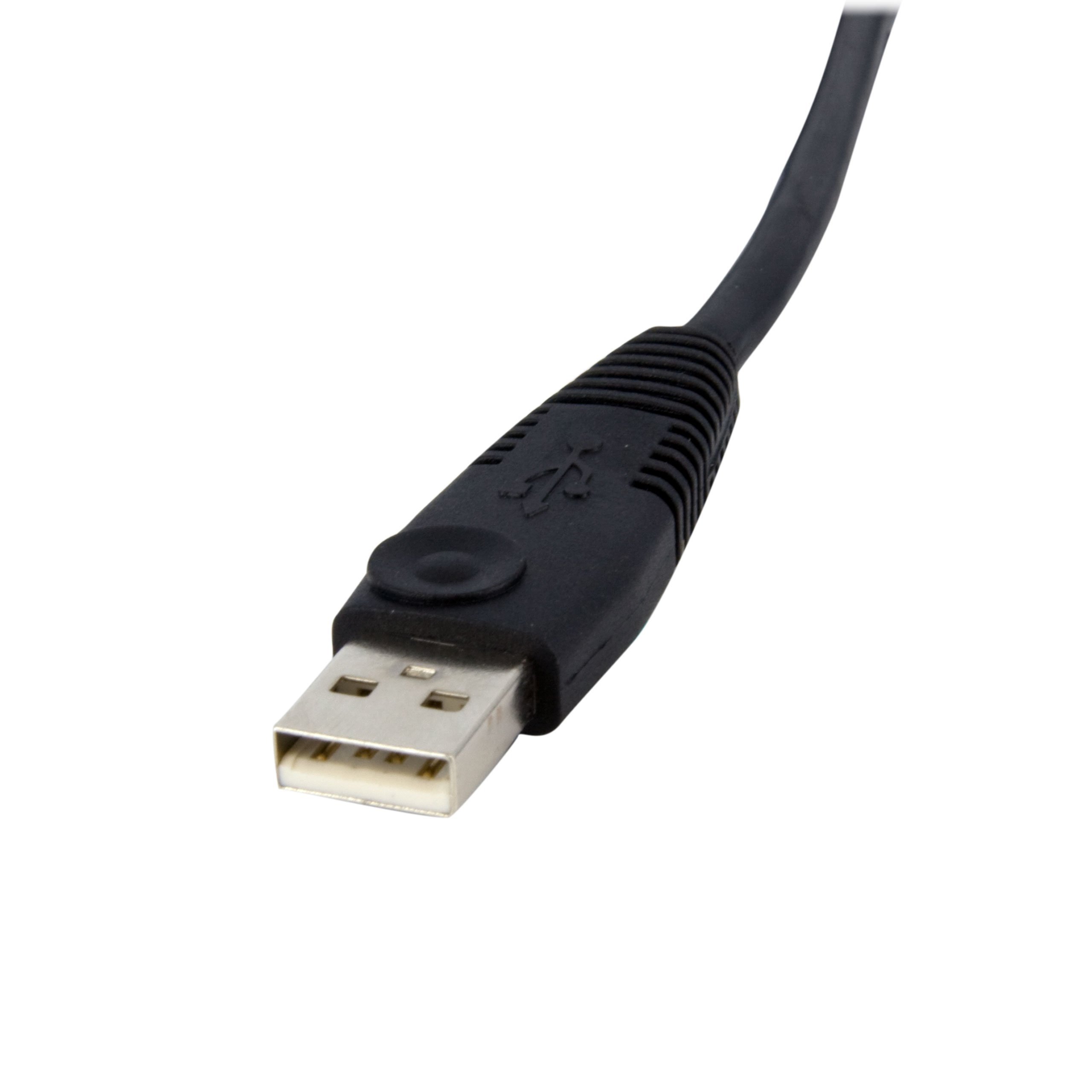 StarTech.com Cavo switch KVM DVI-D Dual Link USB 4 in 1 con audio e microfono 1,8 m (DVID4N1USB6)