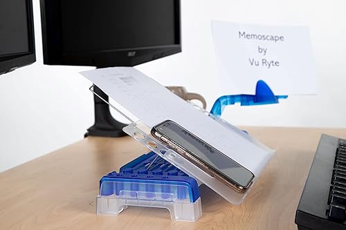 Miniatura 6 de Vu Ryte Memoscape - Soporte ajustable para copias de documentos. Ponte en línea. Mata a tus dragones. Incluye brazo lateral, azul, VUR 3020, agua de