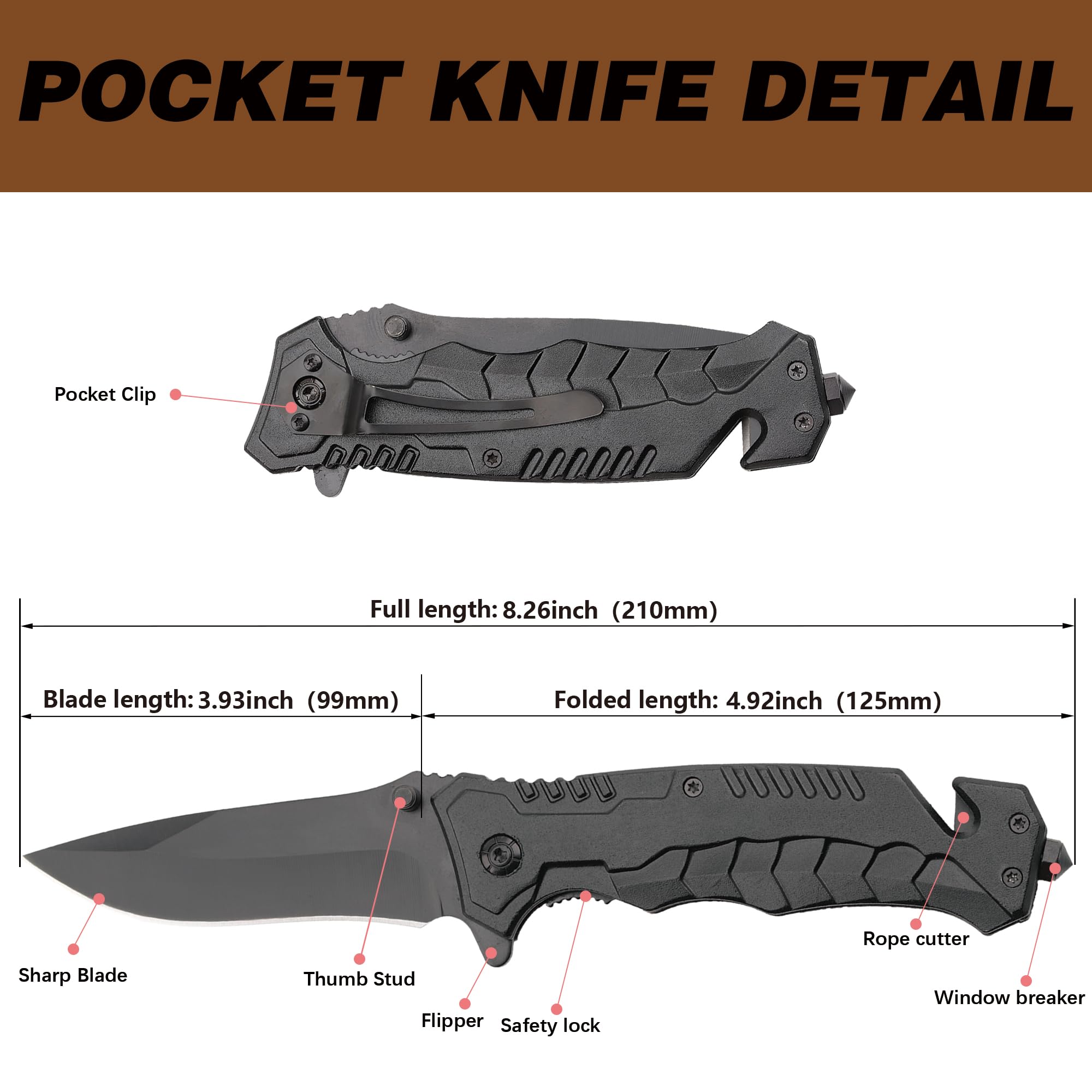 40 Years Wedding Anniversary Keepsake Him, 40th Ruby Anniversary Present for Husband, 40 Years Marriage Men Gift Idea, Engraved Pocket Knife with Wood Box, Hunting, Camping, Fishing, Folding Knives