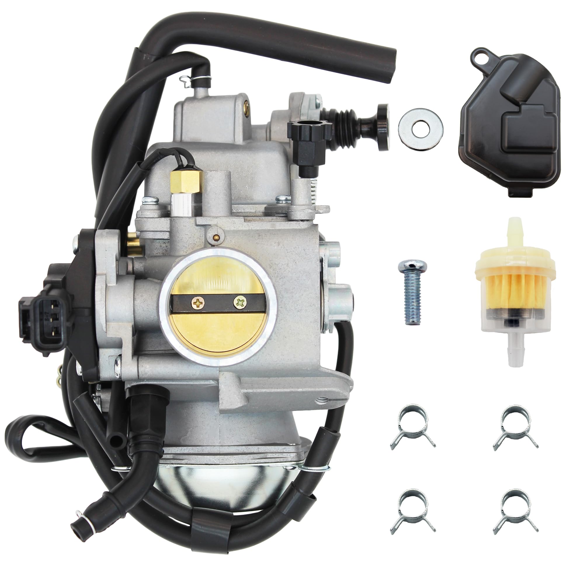Vergaser Ersetzt Honda Foreman Rubicon 500 TRX500 2005-2011 – Kompatibel Mit 16100-HN2-013 U.a.