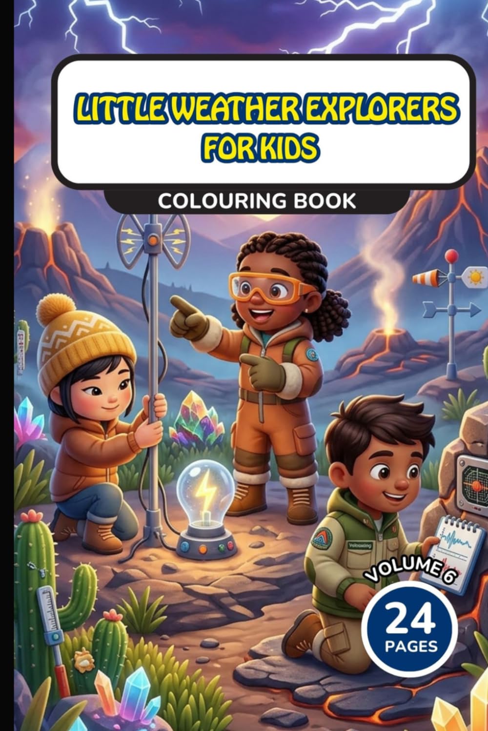 Little Weather Explorers for Kids: Colouring book Volume 6