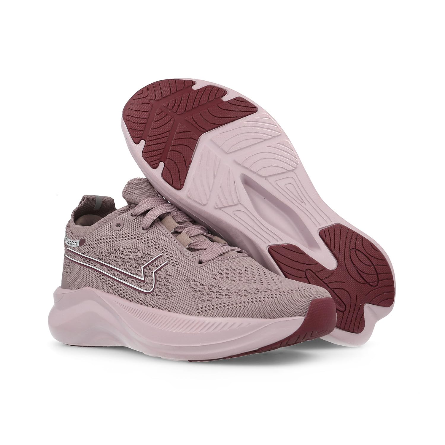 Paredes LD26605 Zapatillas Deportivas LD26605, para Mujer, Ligeras con Plantilla Memory Foam, cómodas, Color Rosa, Paredes Mujer Deportivos