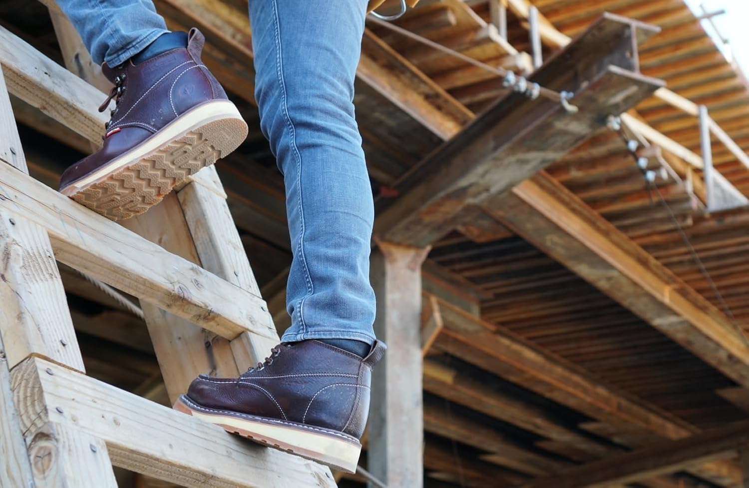 Cactus Men’s 6” Heavy Duty, Soft Toe, Genuine Goodyear Welt, Premium Full Grain Leather, Comfortable, Durable, Oil Resistant, Roofing, Industrial, Construction, Work Boots - Image 6