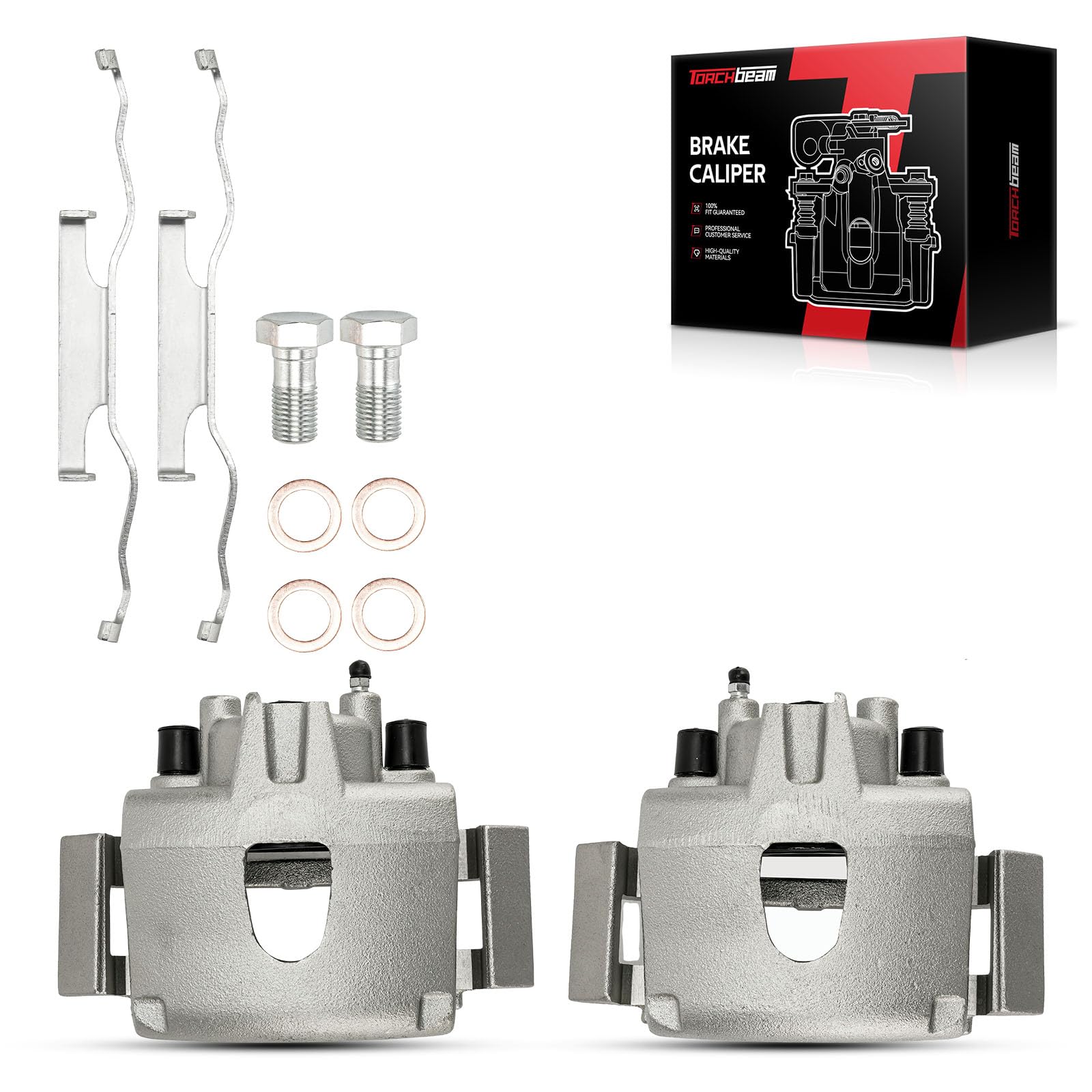 Torchbeam Front Brake Caliper L&amp;R w/Bracket Fit for Town &amp; Country Disc