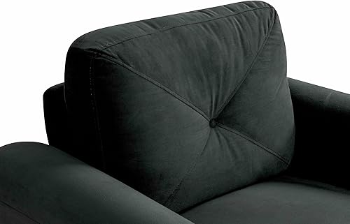 Miniatura 5 de Harper&Bright Designs - Juego de sofá tapizado de tela de lino para sala de estar (asiento individual, gris)