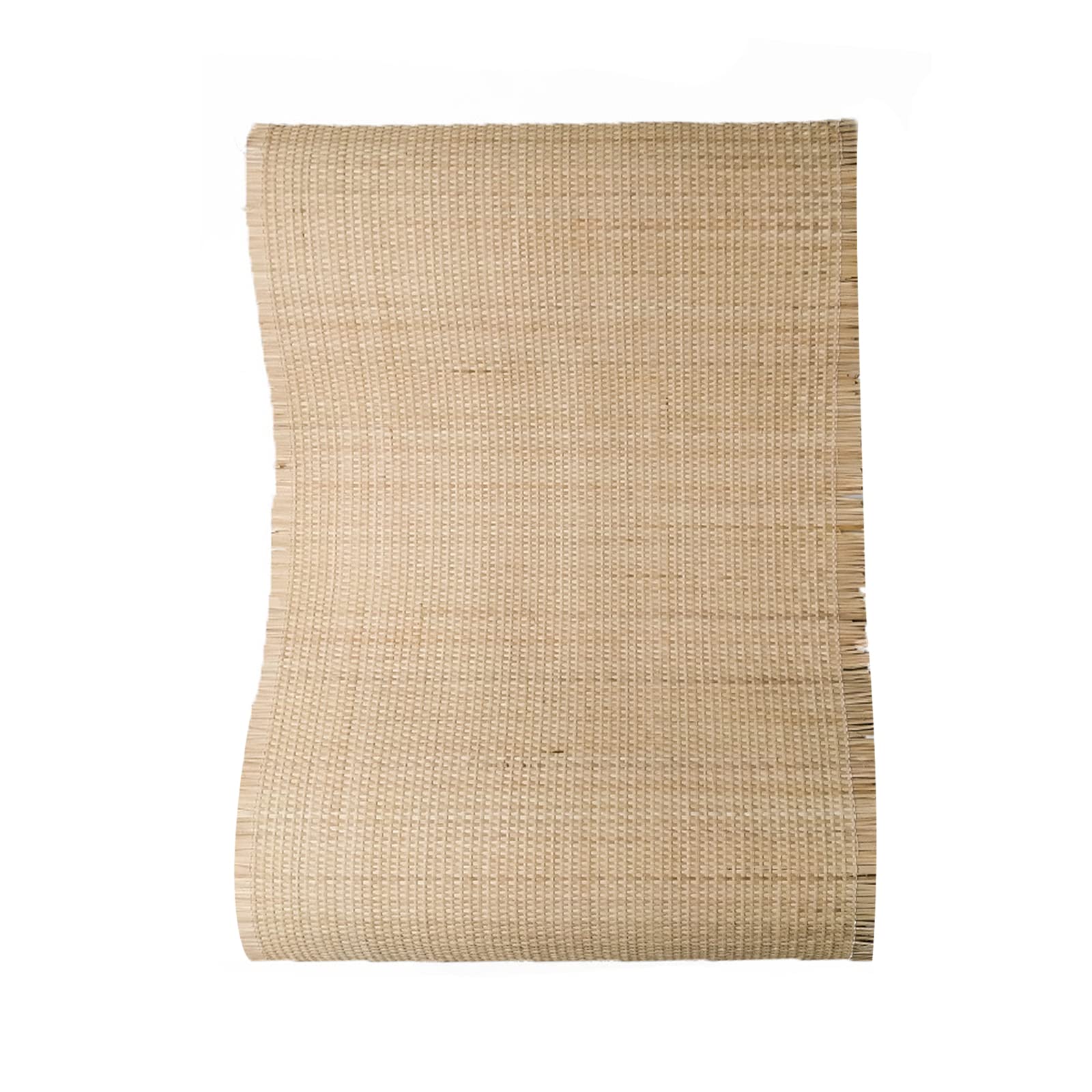 Natural Rattan Webbing Roll, Cane Braid Mesh Fabric for Furniture Home Decoration (100 x 40 cm)