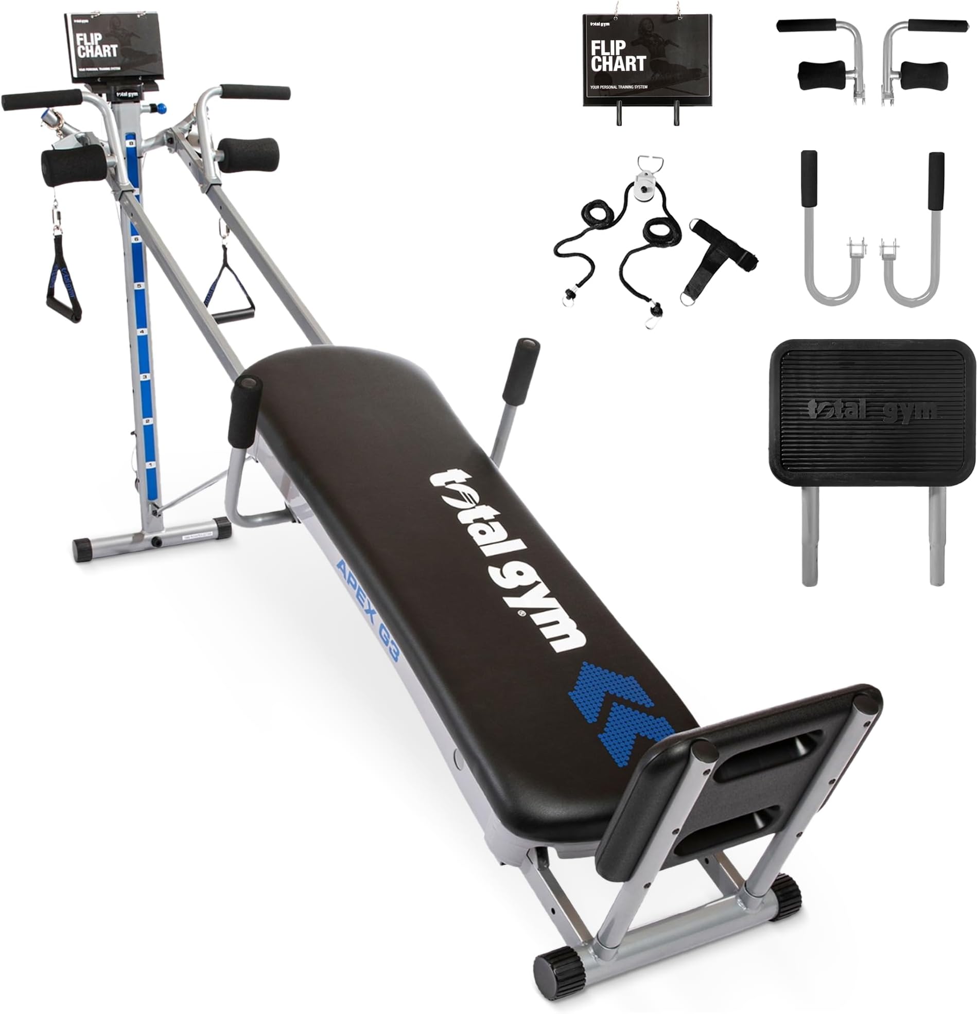 APEX G3 Incline Weight Trainer Machine Equipment with 8 Resistance Levels - Heavy-Duty Home Workout and Exercise System for Indoor Training