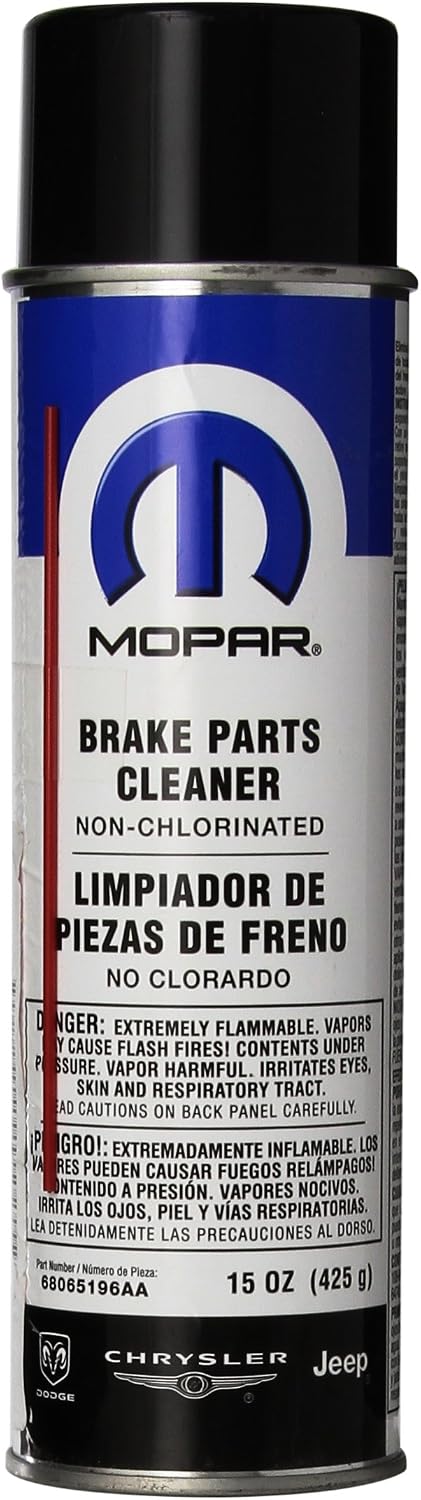 Genuine Chrysler Accessories 68065196AA Non-Chlorinated Brake Parts Cleaner - 15 oz. Aerosol Can