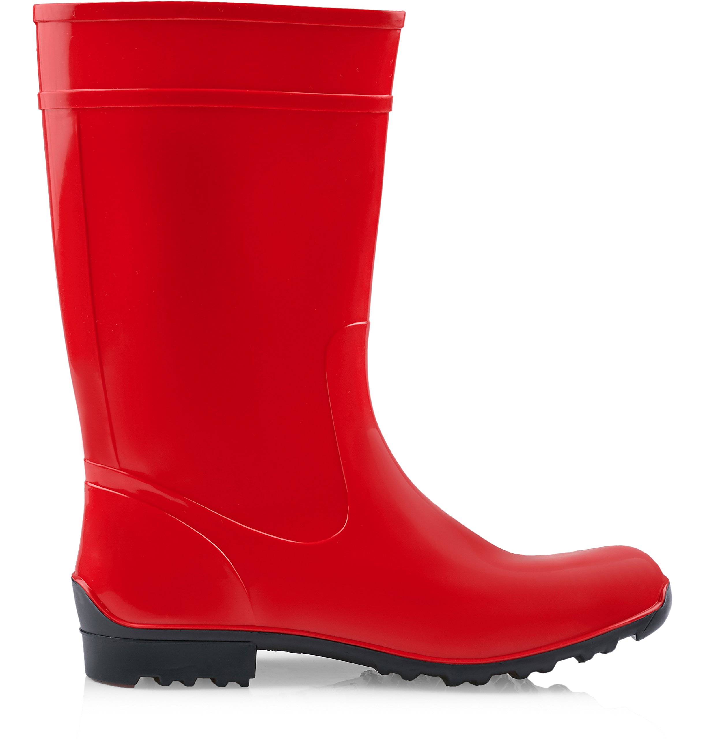 Ladeheid Botas de Agua para Mujeres Zapatos Antideslizantes e Impermeables en Botas de Goma PVC para Mujer Women rubberboots LA-967