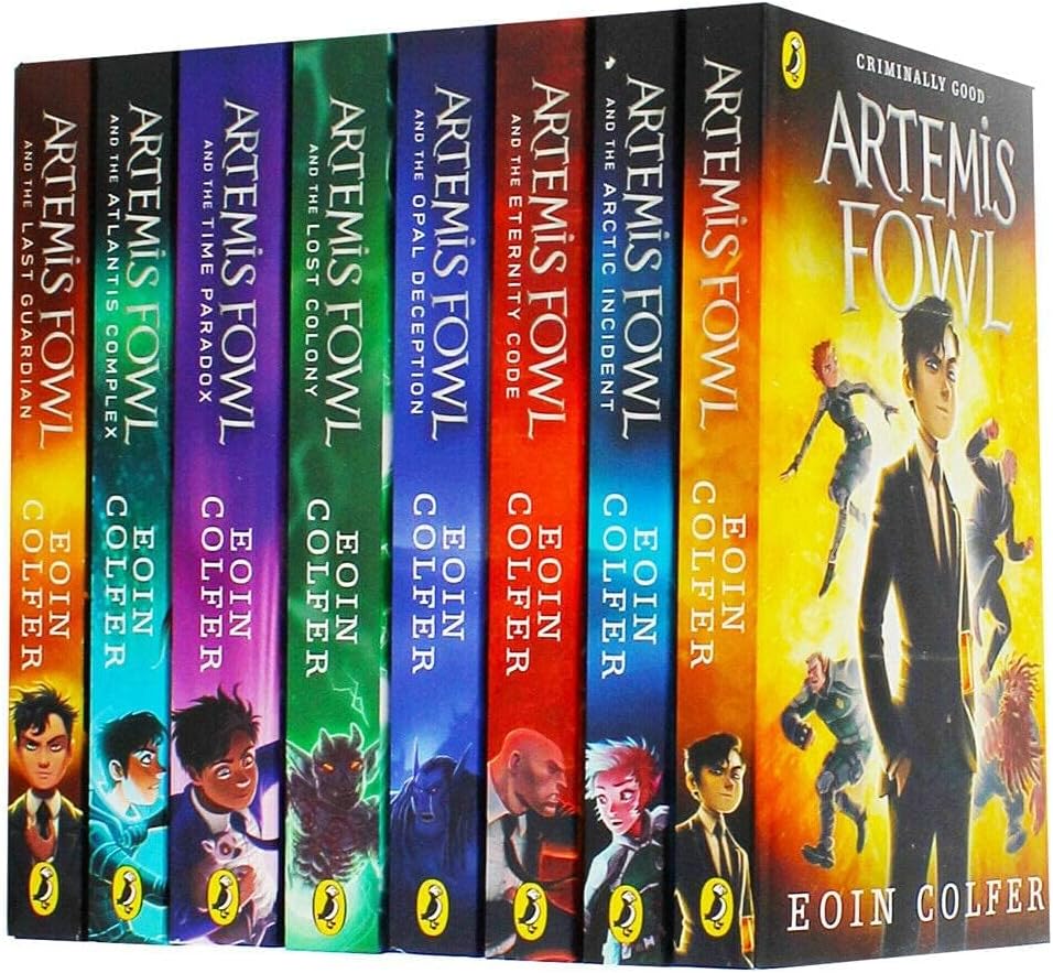 Eoin Colfer Artemis Fowl Series – Complete 8-Book Fantasy Box Set Collection