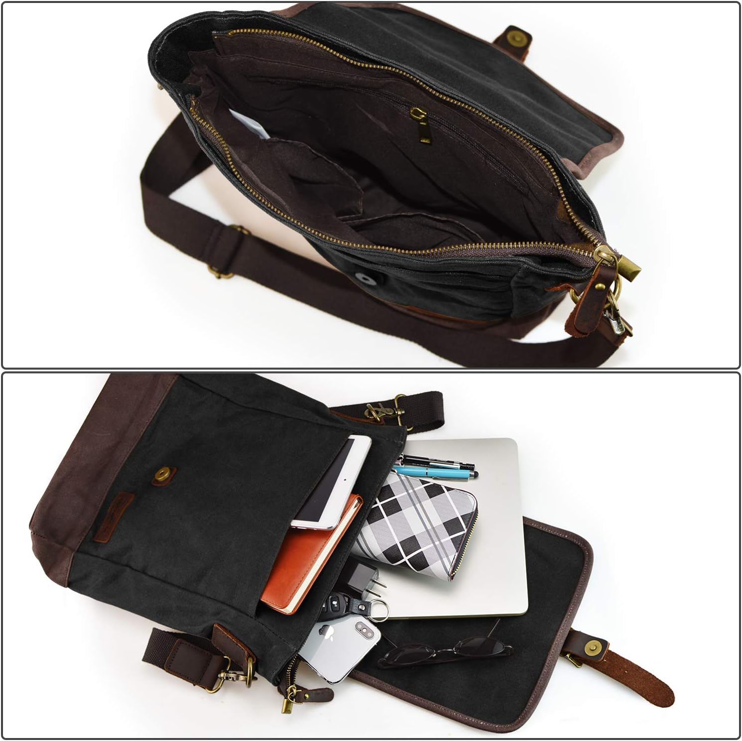 SHANGRI-LA Messenger Bag for Men and Women Canvas Purse Crossbody Shoulder Bag Casual Sling Pack | Casual - Image 7