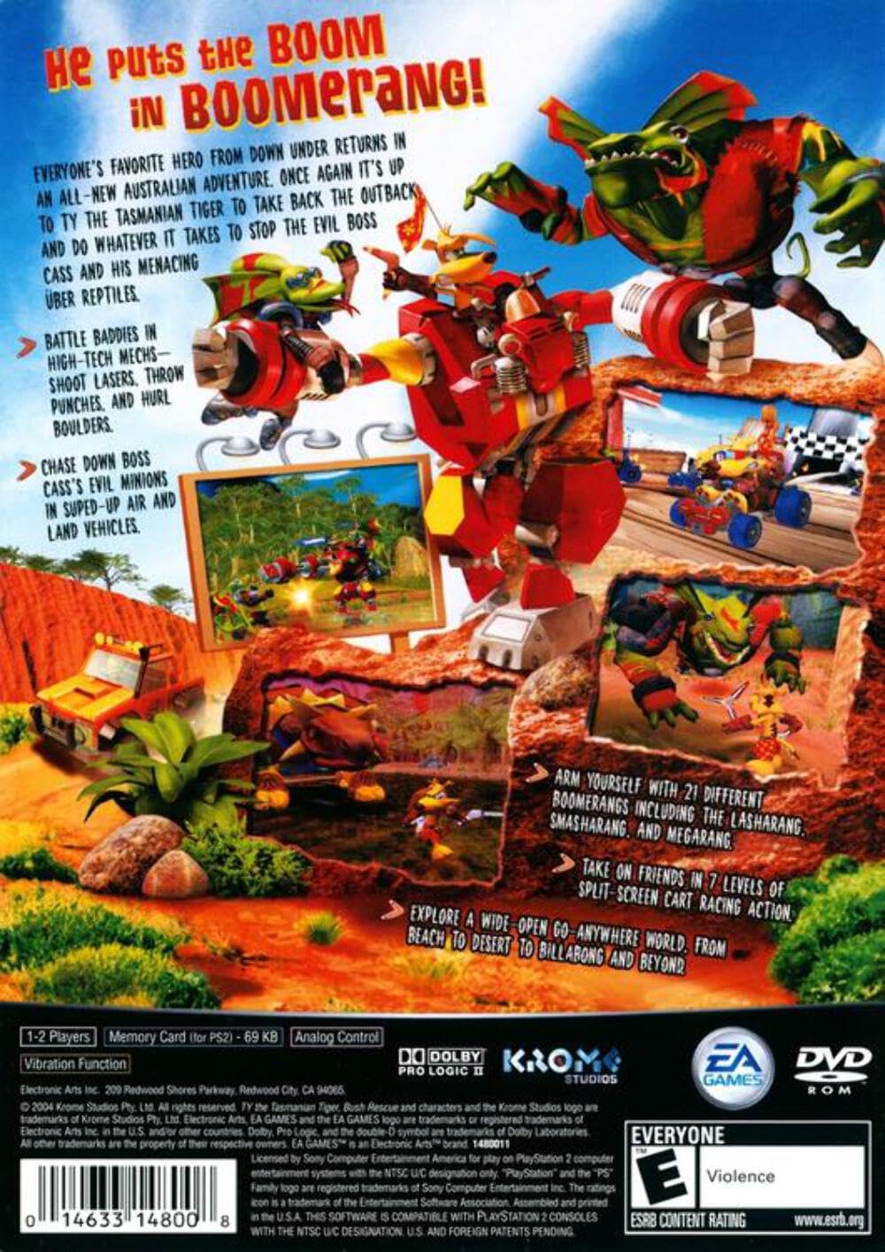 Amazon.com: Ty the Tasmanian Tiger 2: Bush Rescue - PlayStation 2