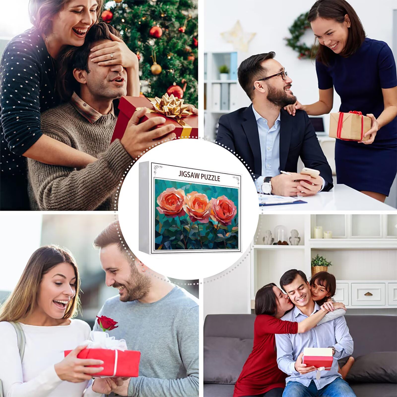 Puzzle 3000 elementów abstrakcyjne puzzle dla dorosłych różowe 122 x 81 cm unikalne rzemiosło klasyczne 3D drewniana układanka do rodzinnych gier aktywnych, układanka zrób to sam do dekoracji ścian