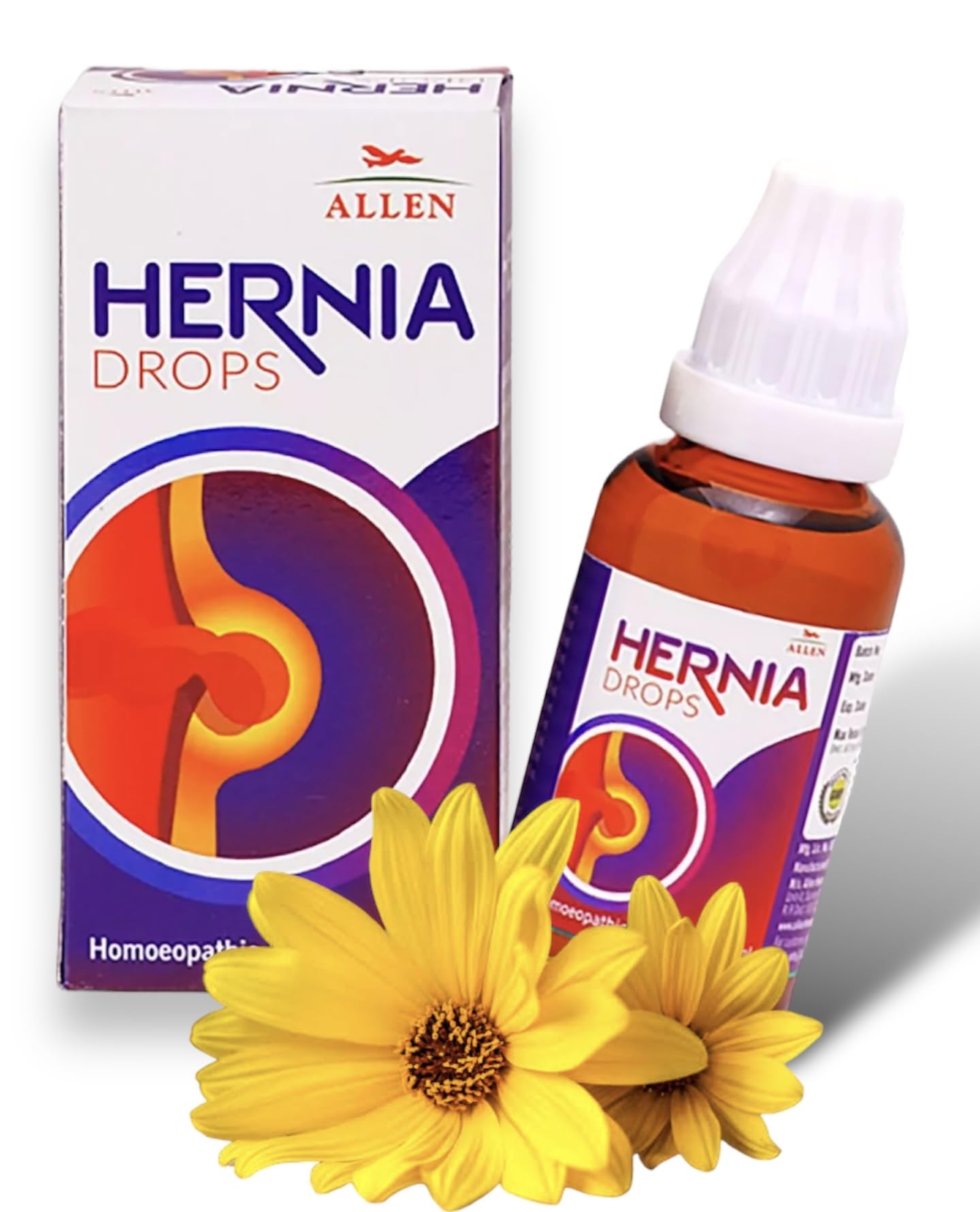 Allen Hernia Drops (30ml) - 1 MONTH PACK