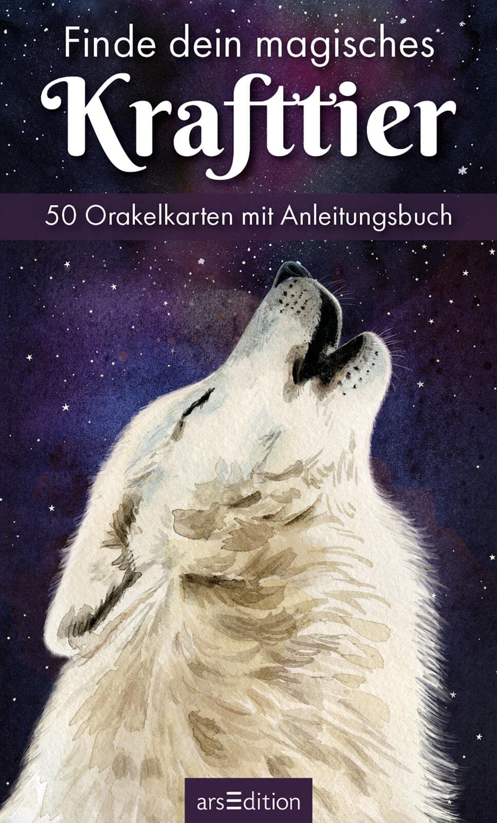 Finde dein magisches Krafttier: 50 Orakelkarten mit Anleitungsbuch | Wunderschön iIllustrierte, spirituelle Krafttierkarten