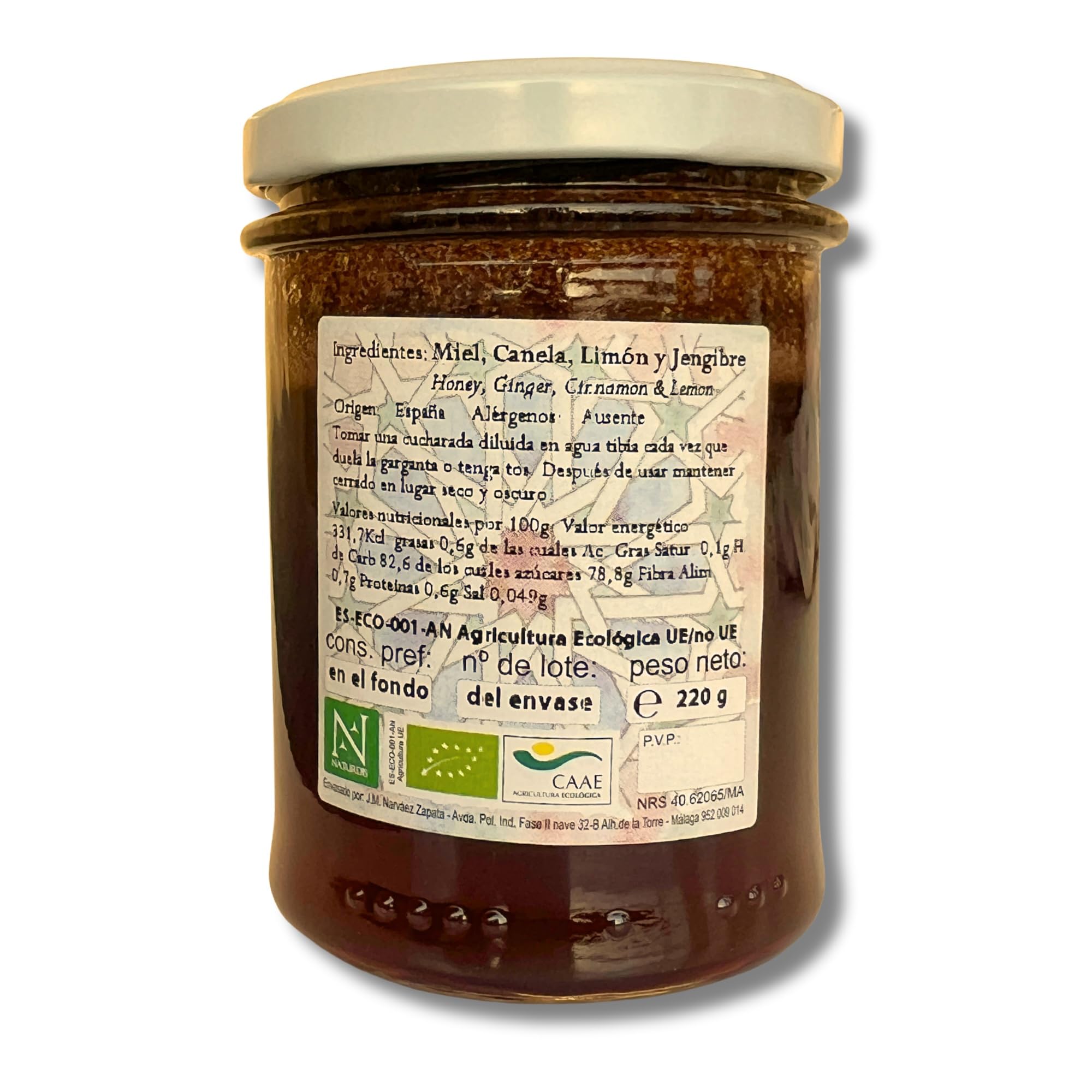 Miel para la garganta con jengibre, canela y limón – mezcla natural de sabor intenso y efecto calmante - Ideal para voz, tos y días fríos - Pack Ahorro x2