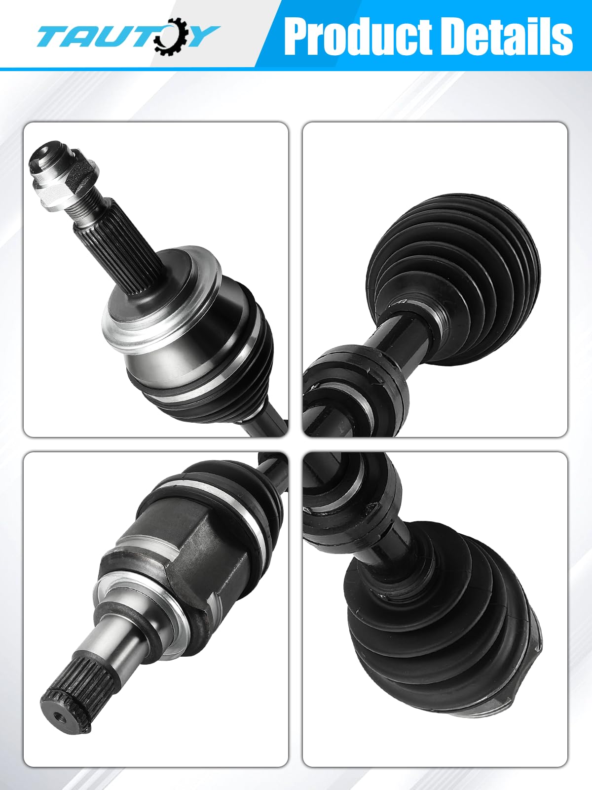 Amazon.com: TAUTOY 434200R080 1 PCS Front CV Axle Shaft Assembly
