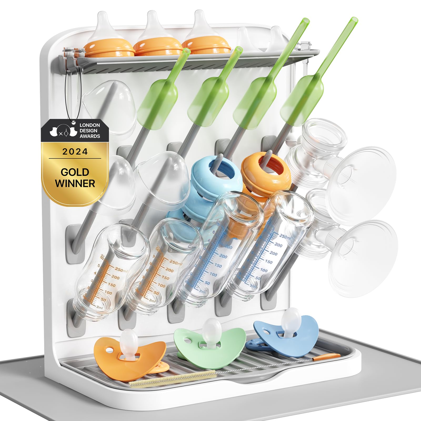 Lifewit Large Baby Bottle Drying Rack - bottle feeding | Mubboo