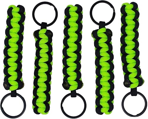 Miniatura 7 de BubbasGarageTv - Asas de cuerda de paracaídas para Jeep Wrangler JL y Jeep Gladiator JT (verde lima)