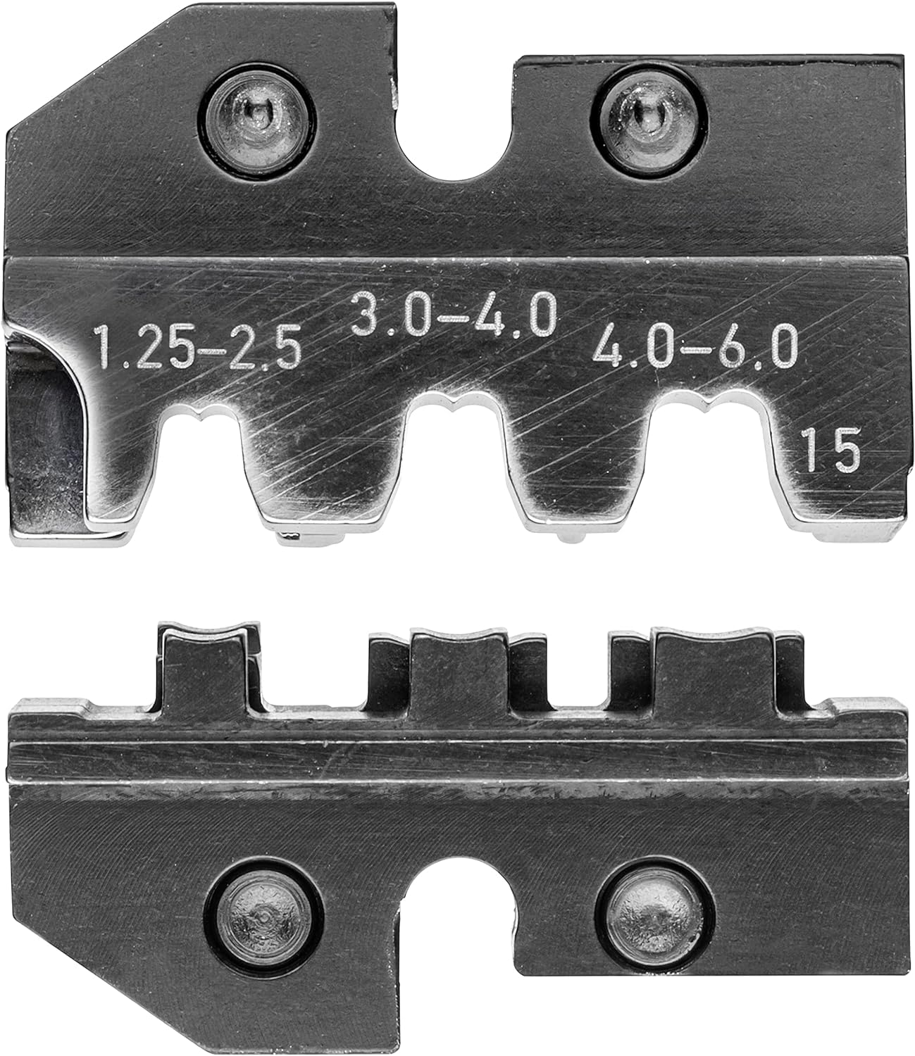 KNIPEX Crimping Die for Plug Connectors and Non-Insulated Open Plug-Type Connectors, 97 49 15, Black