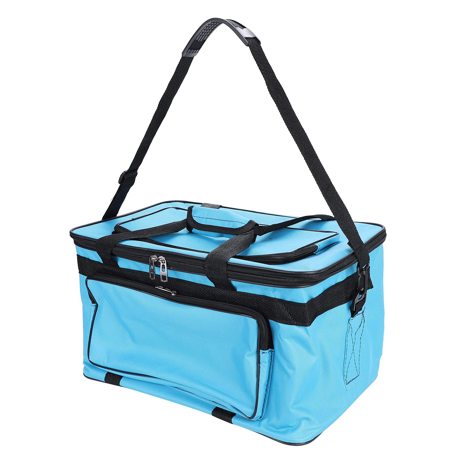 Sac à Dessin Artistique Grande Capacité Boîte Organisateur de Peinture Boîte à Outils de Peinture Artistique Portable Sac Fourre-tout Étanche pour Matériel Artistique Sac pour Kit d'Artist, Bleu