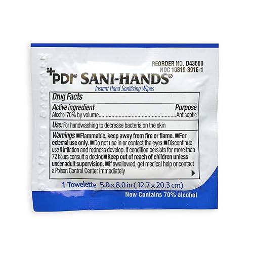 Vista 4 de Desinfectante Sani-Hands para manos, 100 paquetes por caja.