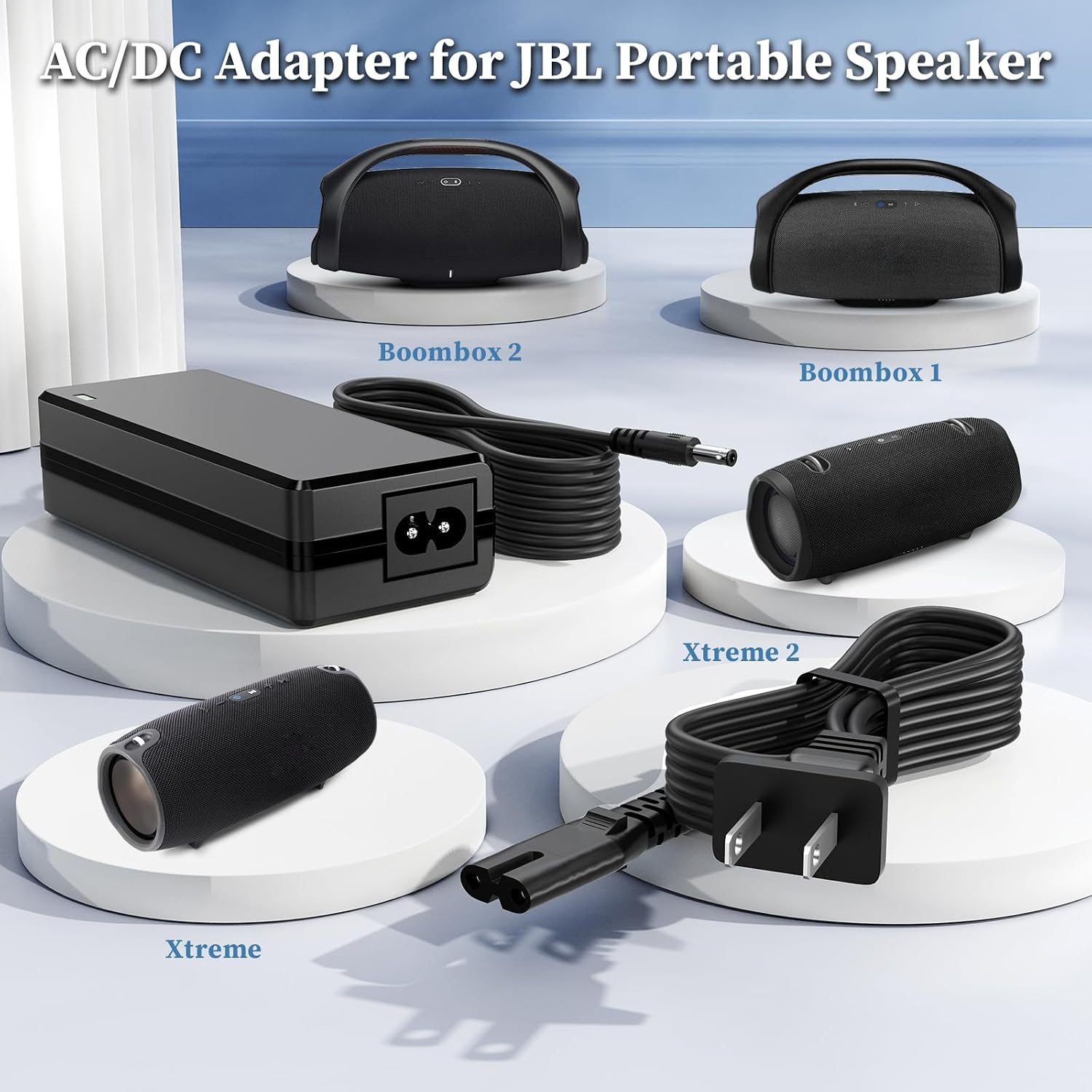 20V Charger for JBL Boombox 2 Boombox 1 Xtreme Xtreme 2 Bluetooth Speaker image 3