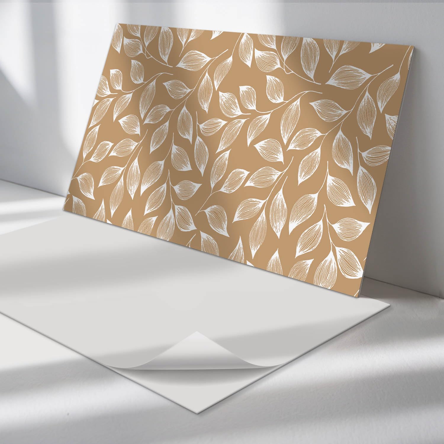 Panneaux rectangulaires 40x20 cm PVC adhésifs pour rénover un mur sans percer