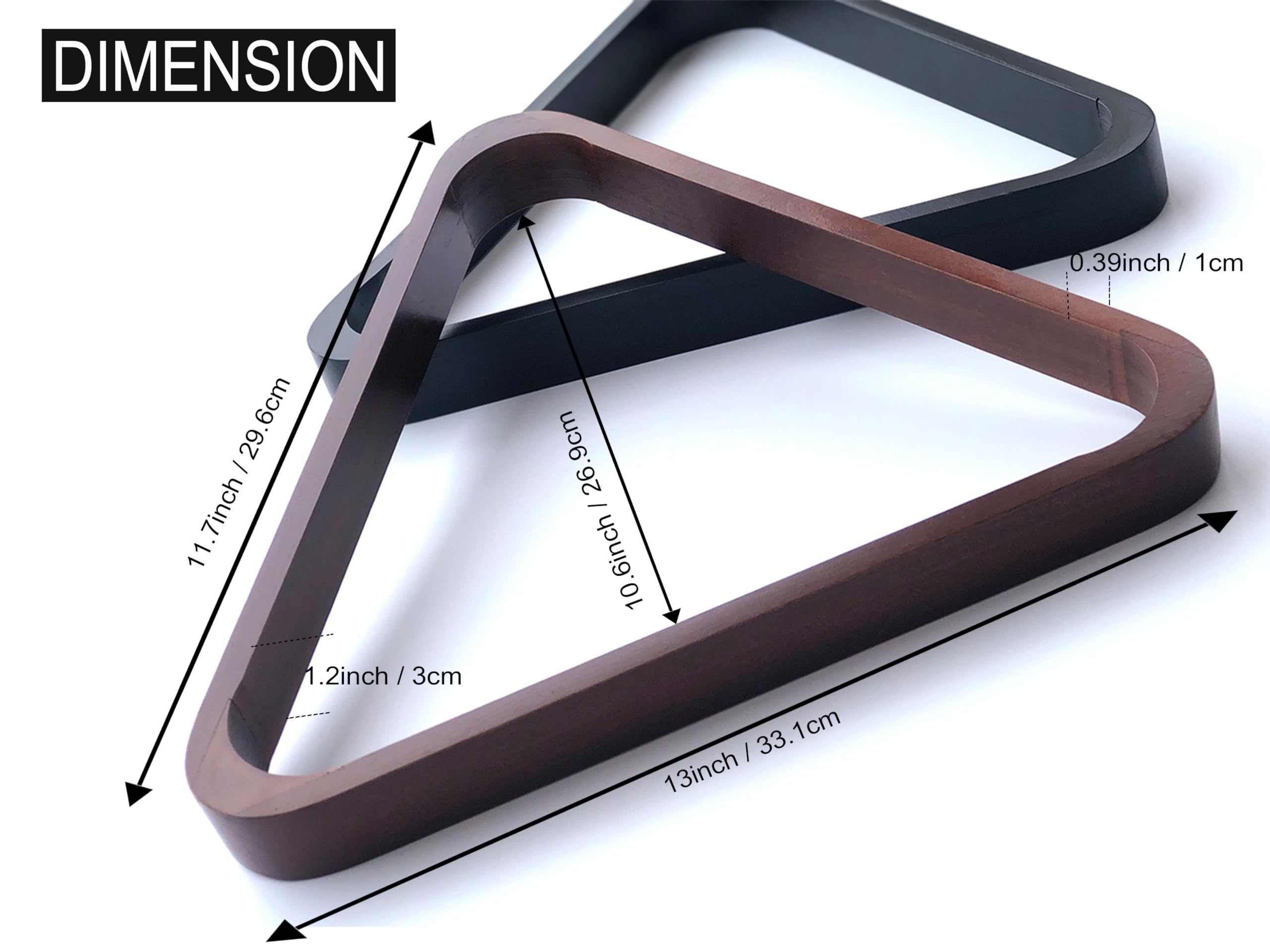 8 Ball Direct Smart Rack – Triangle Pour Piscine Et Billard – Pour Boules De 5,7 Cm – Taille Américaine