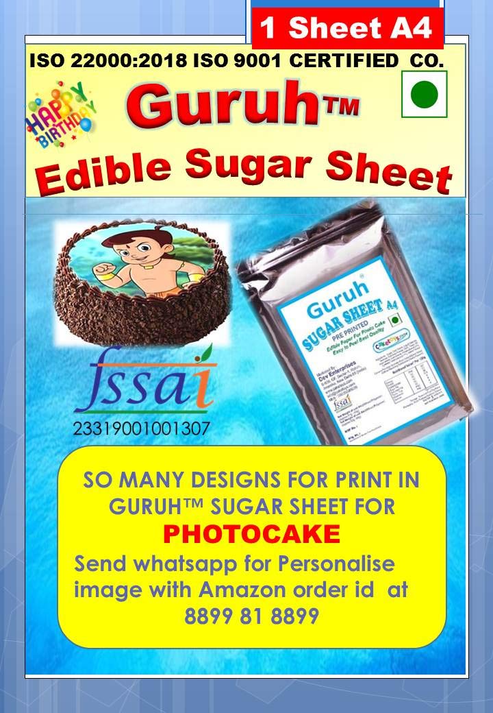 GURUH™ Sugar Sheet Personalise 