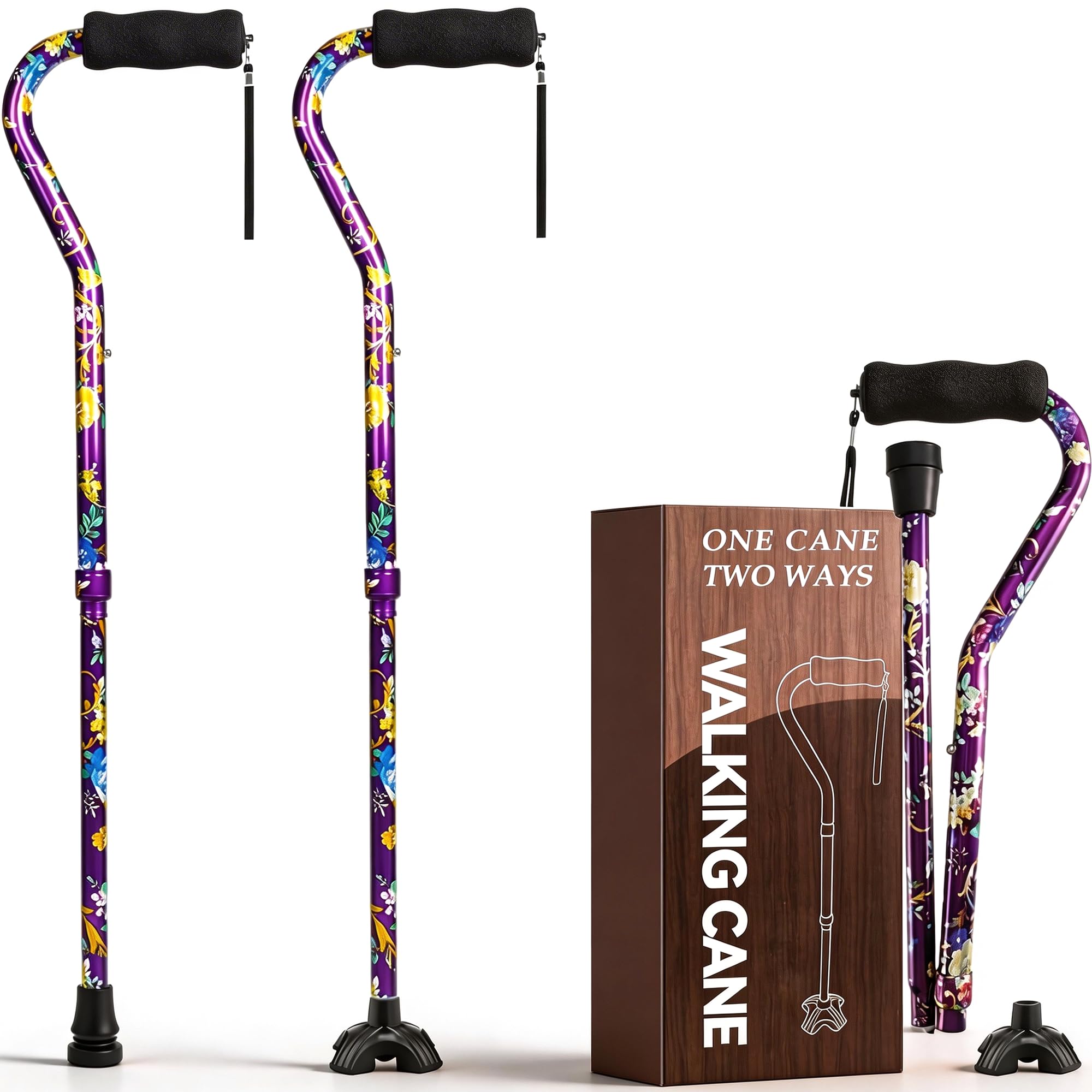 YOKABOZE Floral Folding Cane