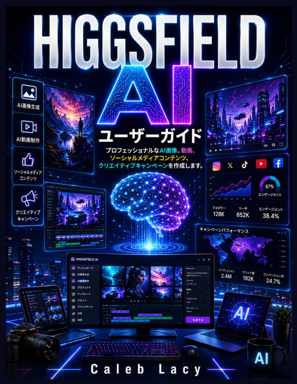 HIGGSFIELD AI ユーザーガイド: プロフェッショナルなAI画像、動画、ソーシャルメディアコンテンツ、クリエイティブキャンペーンを作成します。