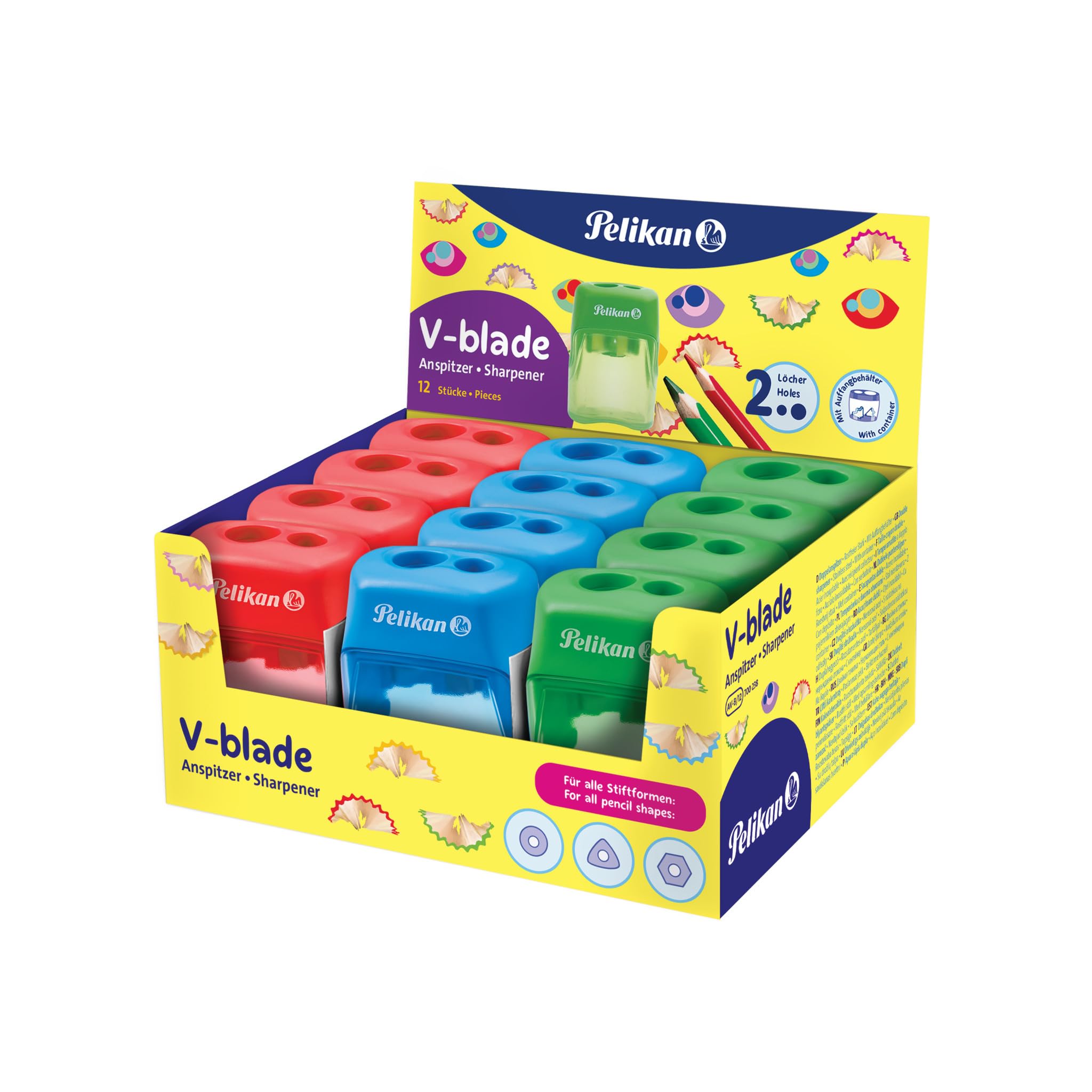 Pelikan V-Blade Çiftli Kapaklı Kalemtraş