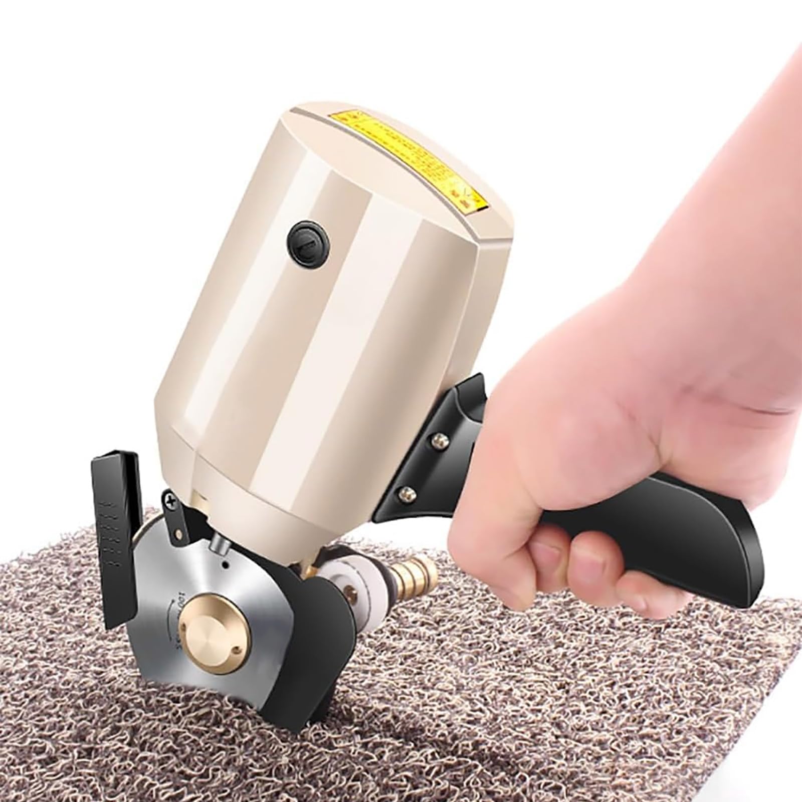 Machine de découpe de cuir lame ronde coupe-tissu rotatif 250W câble 5M