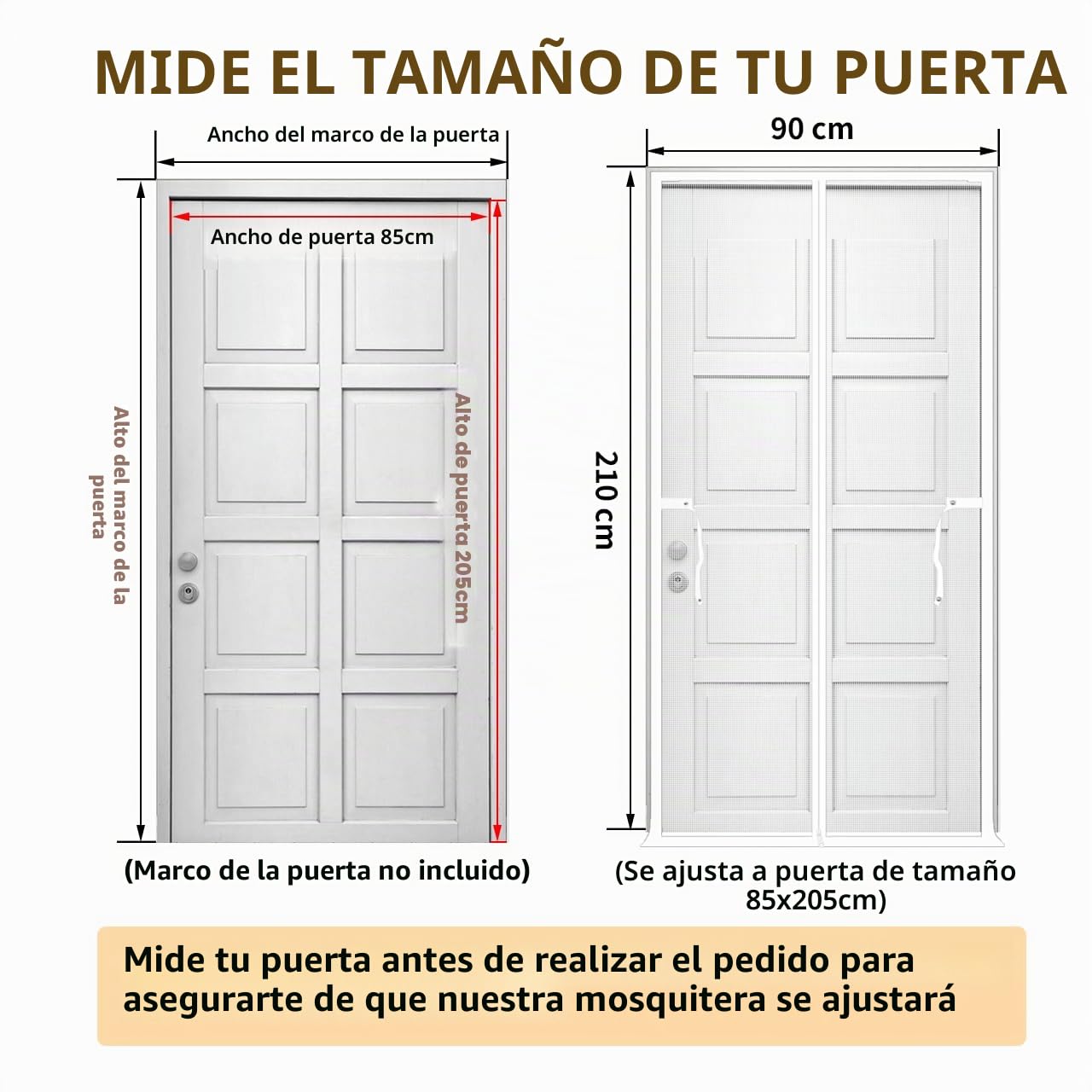 Puerta de Mosquitero Personalizable para Gatos, hasta 300x300cm Puerta de Mosquitero DIY con Cremallera, Protege de Mascotas y Moscas