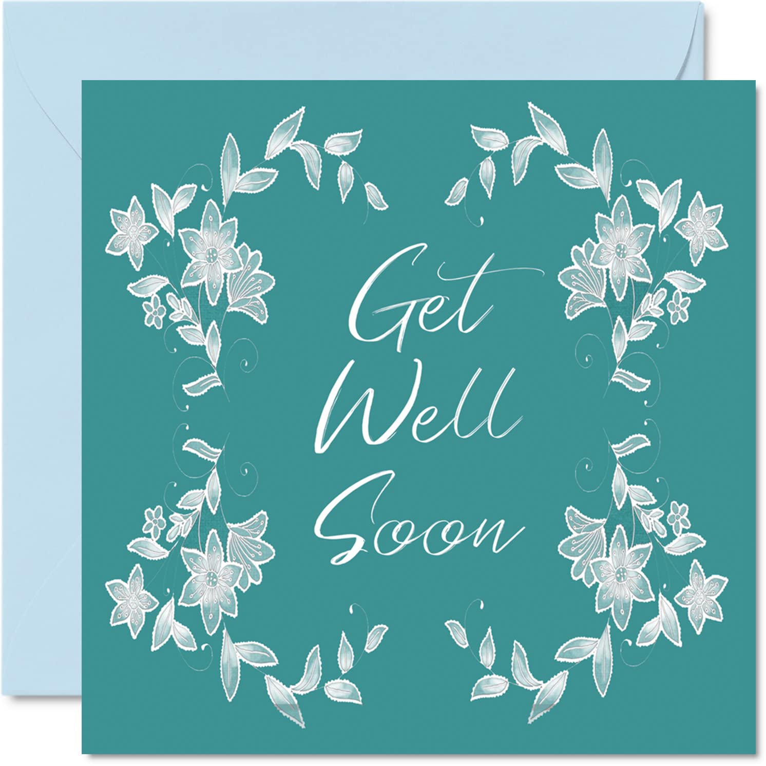 Stuff4 Get Well Soon Cards for Men - Get Well Soon - Get Well Cards for Women, Speedy Recovery Card, 145mm x 145mm Joke Humour Get Well Greeting Cards for Best Friend Brother Sister Work Colleague