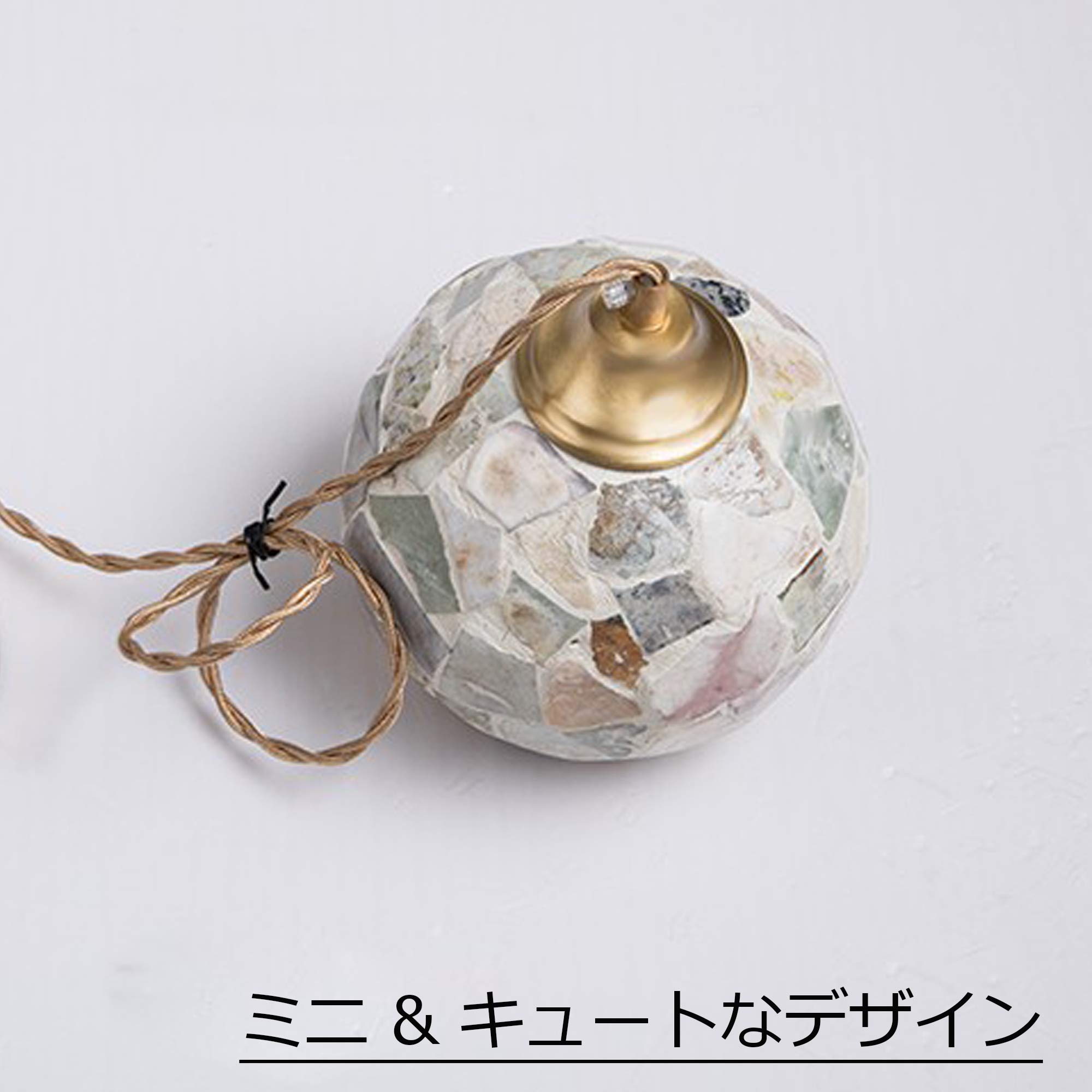 Amazon.co.jp: Venus 石材 ティファニーライト 丸形 ペンダント