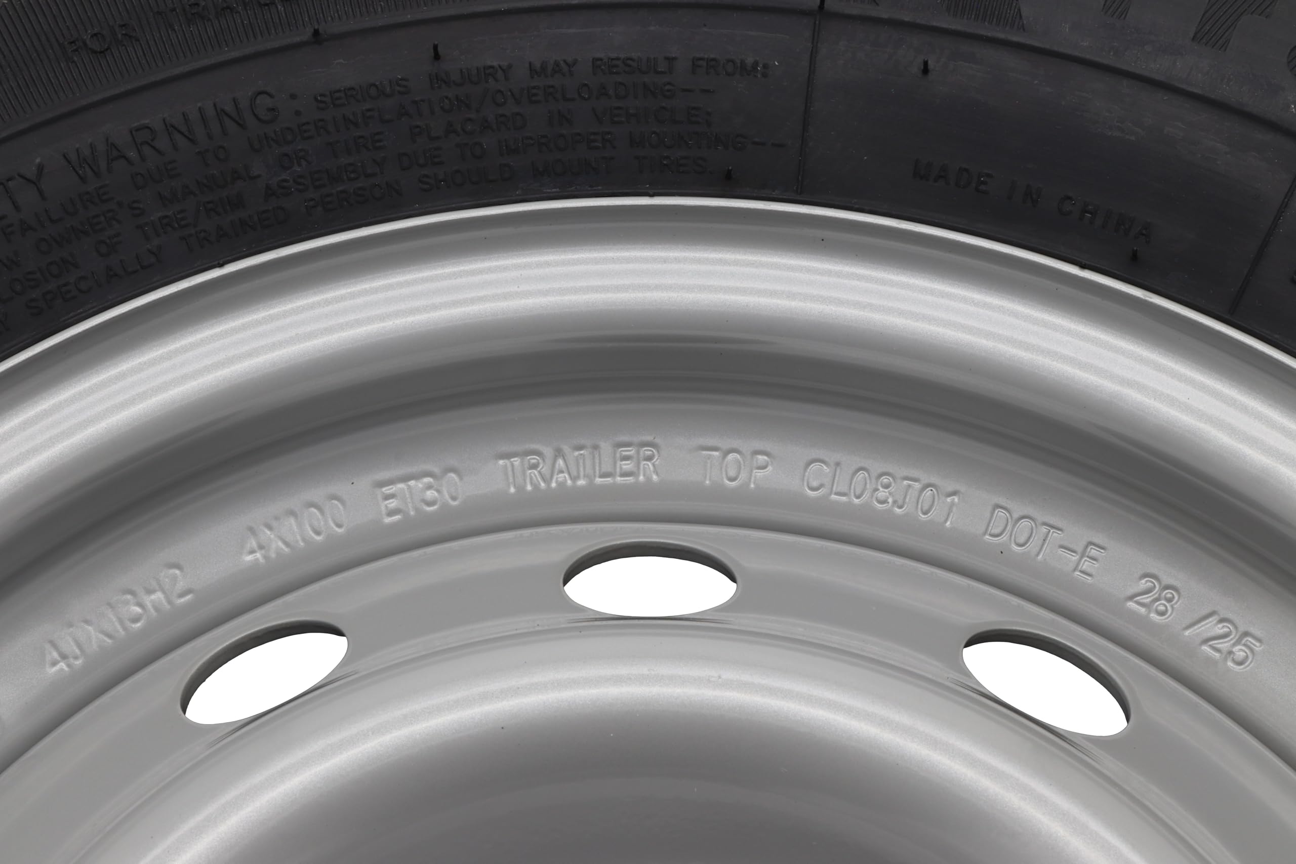 Komplettrad 145/80R13 79N 4x100, PKW Anhänger Rad Felge 4Jx13 Reifen 145 80 R 13 Anhängerrad