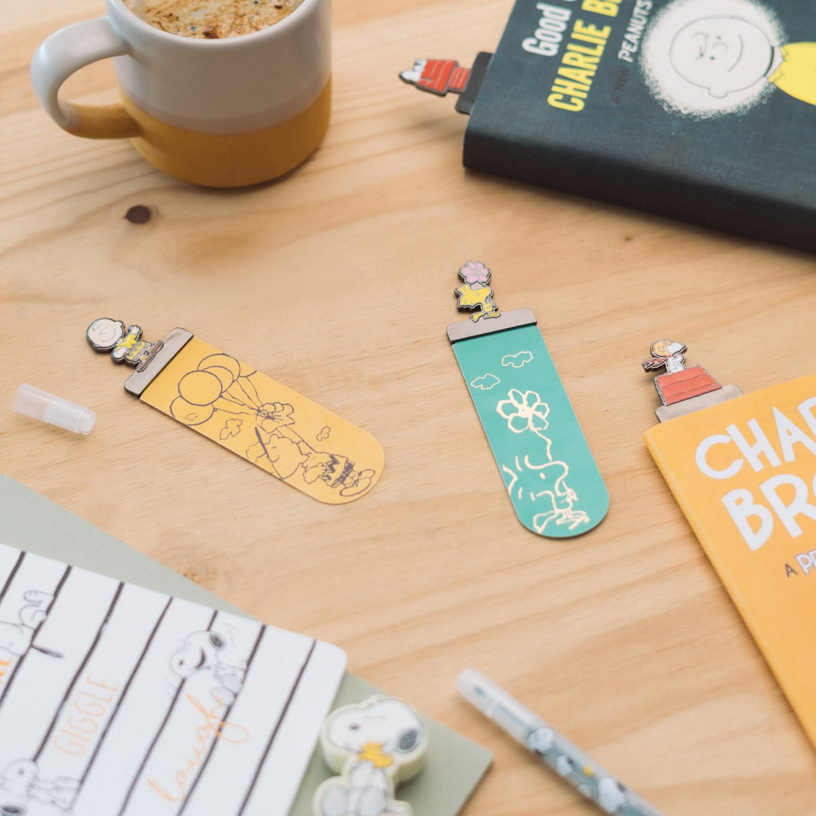 Grupo Erik Set of 4 Bookmarks - Snoopy Gifts for Dog Lovers | Peanuts Snoopy, Doghouse, Charlie Brown, Woodstock | Book Gifts for Book Lovers Under 15 Pounds - Image 3