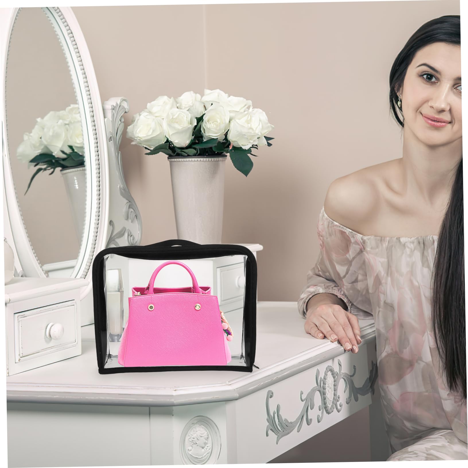 STOBAZA Purse Dust Bag for Storage Closet Organizer Bag Handbag Organizer Design