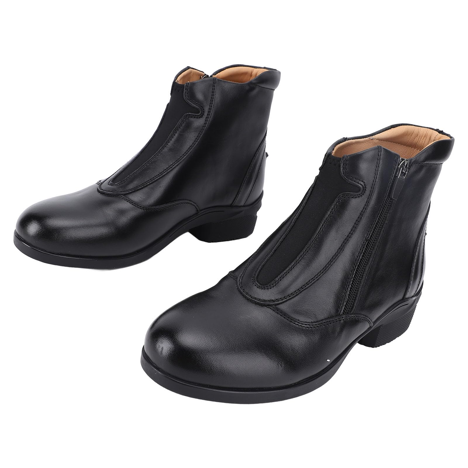 Dilwe Botas Paddock, Botas Ecuestres con Cremallera Antideslizante Transpirable EVA para Hombres y Mujeres, con Diseño hasta el Tobillo para Entrenamiento de Equitación y Salto