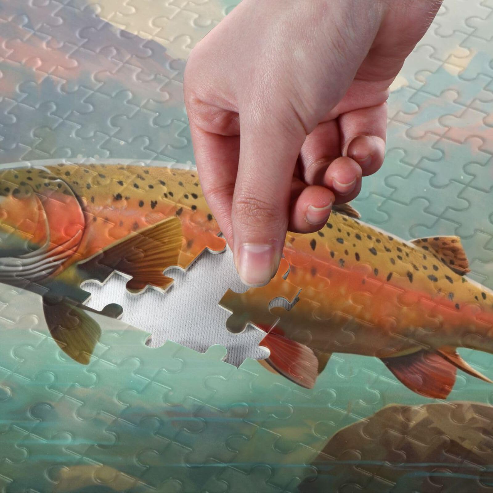 Amazon.com: XYMZR Trout Landscape National Park Jigsaw