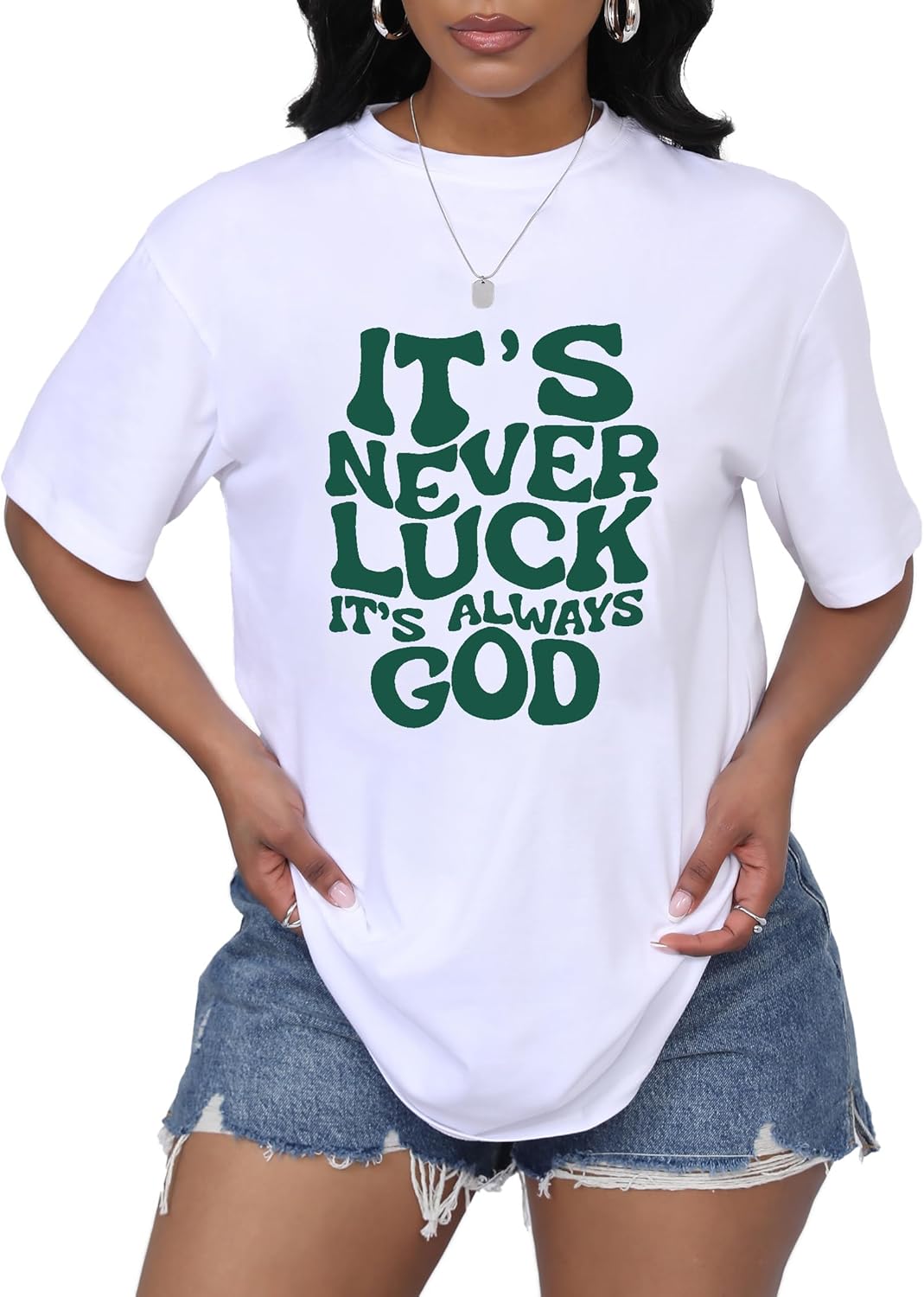 Hilinker Women's Oversized T Shirt Graphic Tees Short Sleeve Shirts Summer Casual Loose Tops - Image 3