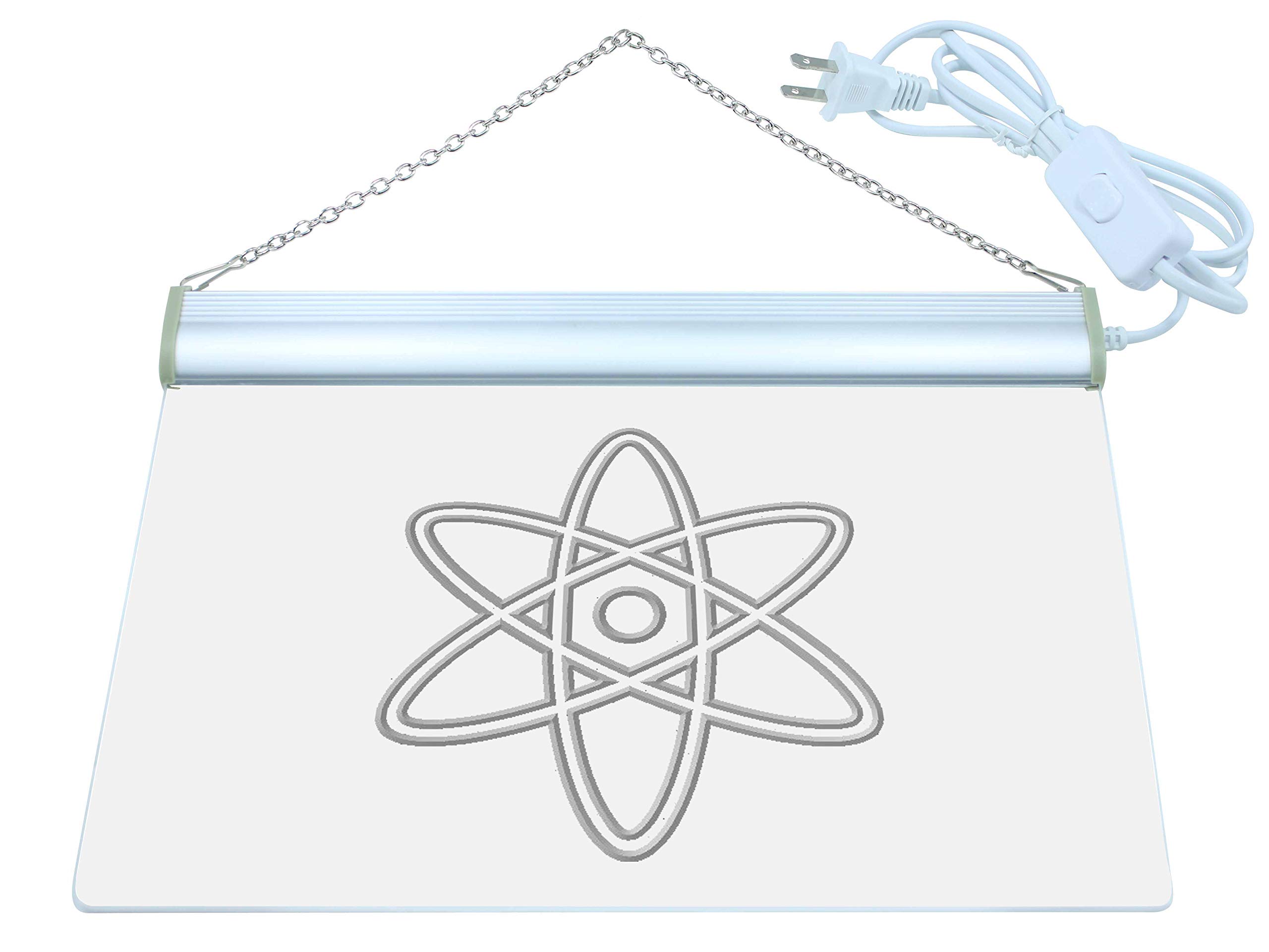 ADVPRO Atom Symbol Science Display LED Neon Sign Red 16 x 12 Inches st4s43-i891-r