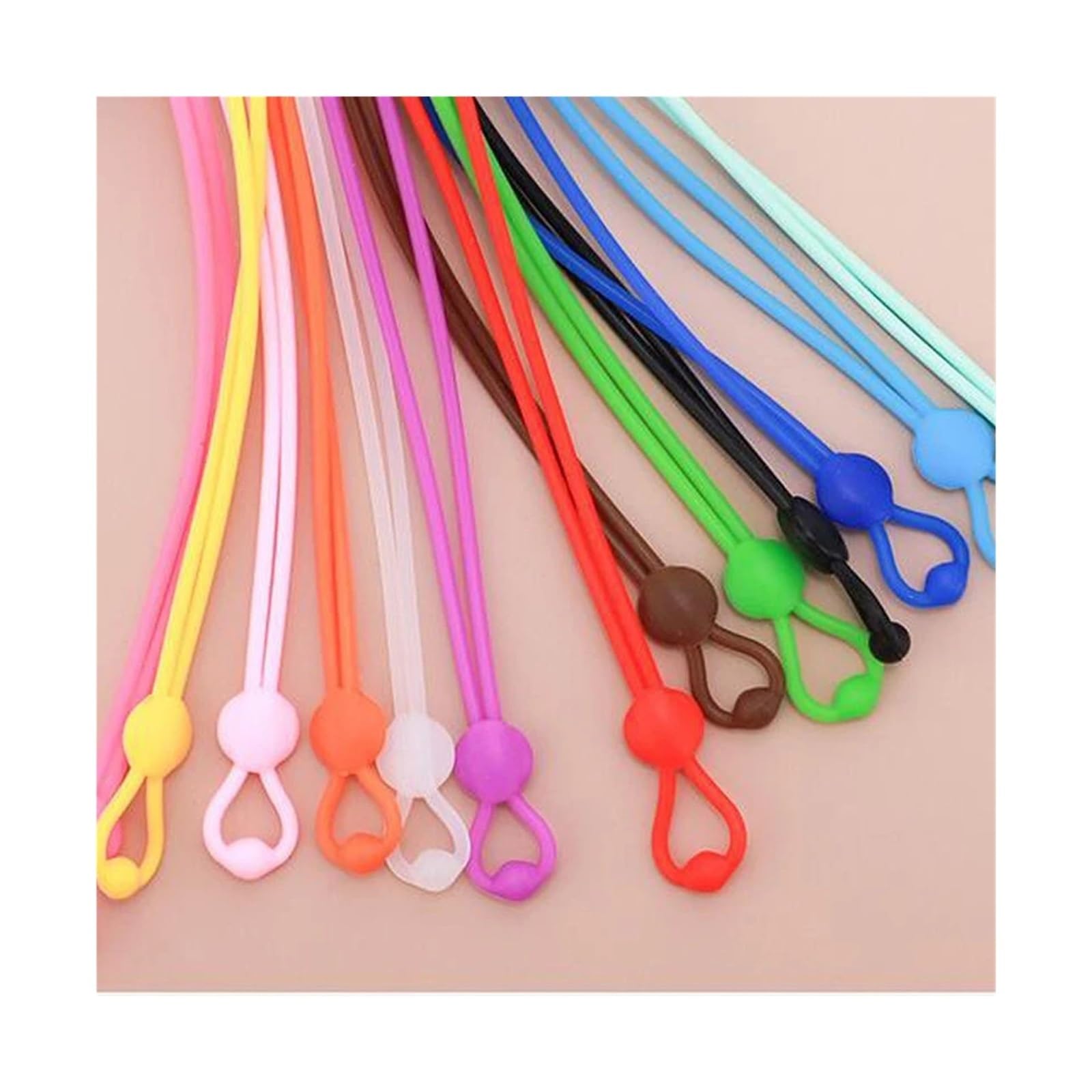 10pcs Silicone Three Hole Glasses Cord Pour Lunettes